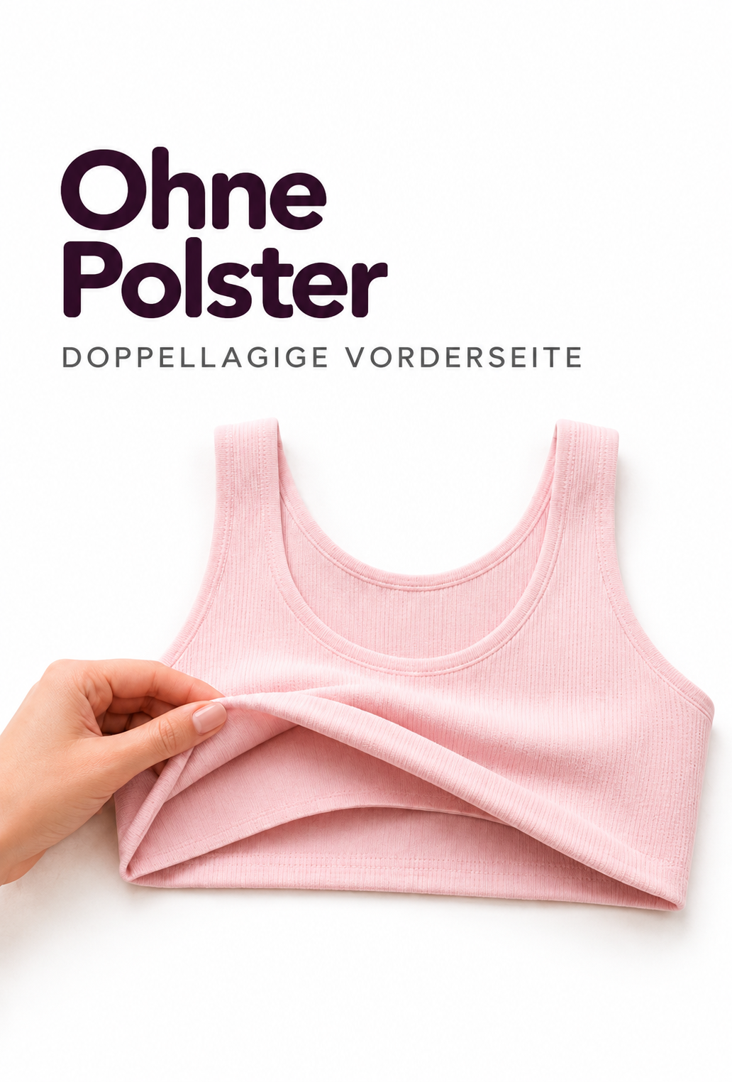 Der Erste – Nahtloser Mädchen-BH, der nicht drückt
